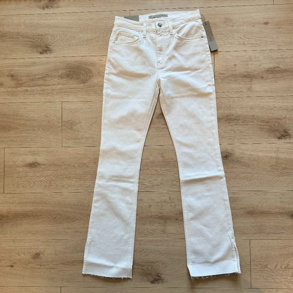 Hudson Barbara High-Rise Baby Bootcut Jean w/ Slit Hem Size 27 - Picture 6 of 7